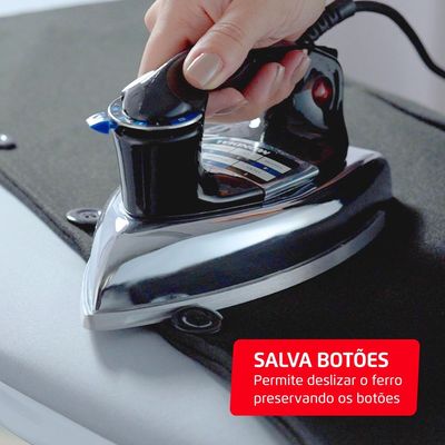 Ferro a Seco Mondial Preto e Cromado 1400W FS-01-BI 220V
