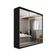 Guarda-Roupa Casal com 3 Espelhos Geneve 100% MDF 3 PT 4 GV Preto