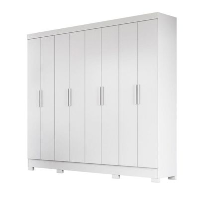 Guarda Roupa Grande de Casal 236x212cm Diplomata Moval Branco