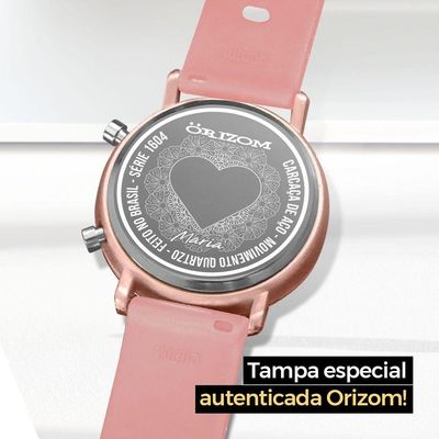 Relogio Digital Feminino Led Redondo Aço Inoxidavel Presente Casual Ajustavel Moda Silicone Original