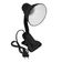 Luminária De Mesa Com Garra Articulada Presilha Bivolt E27 Ideal Para Leitura preto