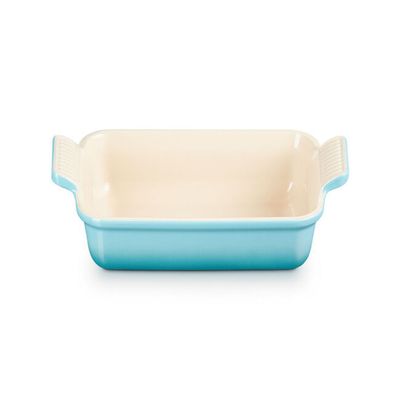TRAVESSA RETANGULAR LE CREUSET HERITAGE 32CM Azul Caribe