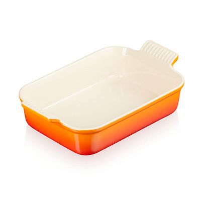 TRAVESSA RETANGULAR LE CREUSET HERITAGE 32CM Azul Caribe
