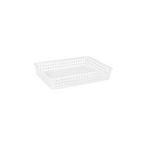 Cesta Le Plástica Vazada Cores Diversas 33x24x6
