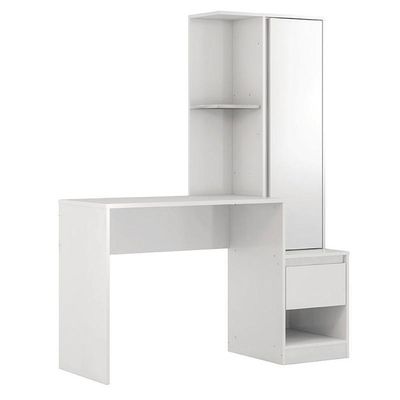 Escrivaninha Office Morada Com Armário 1 Porta E 1 Gaveta Branco Demóbile Branco