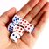 Kit Conjunto 12 Dados Coloridos 6 Lados Para Jogos Tabuleiro
