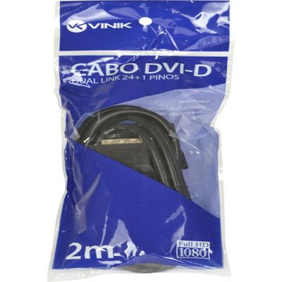 Cabo Dvi-D 24+1 Pinos Dual Link 2 Metros Dvi/2
