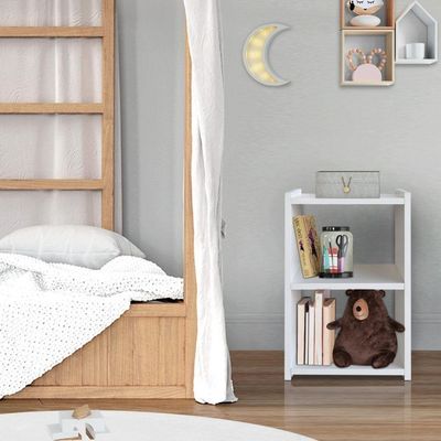 Mesa De Cabeceira Nicho Quarto 100% Mdf SSX Multicoisas Branco