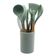 Conjunto De Utensílios De Cozinha Em Silicone 8 Peças, Verde Claro