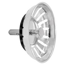 Tampa de Ralo de Pia Para Válvula Tramontina New Luxo 4 1/2 Inox