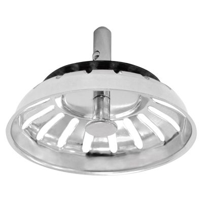 Tampa de Ralo de Pia Para Válvula Tramontina New Luxo 4 1/2 Inox