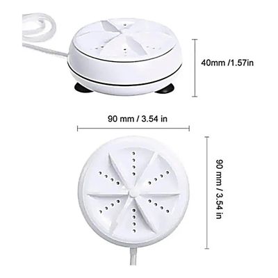 Mini Máquina De Lavar Roupas Panos No Balde Usb Portátil 1Kg