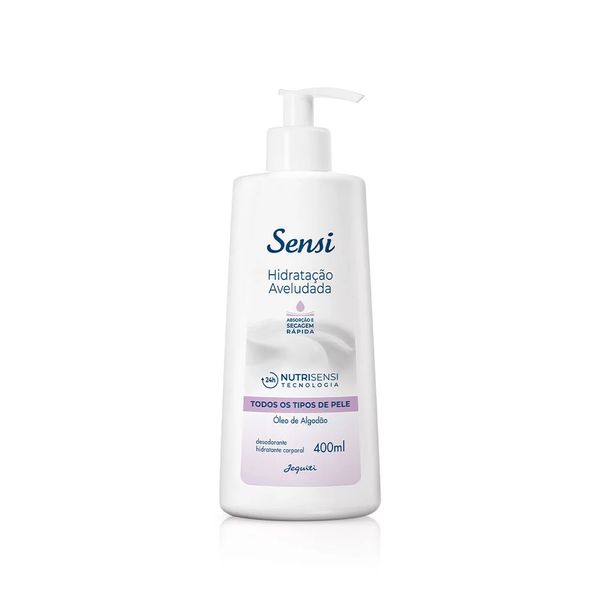 Desodoran Hidratante Corporal Jequiti Sensi Hidratação Aveludada 400ml