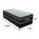 Cama Box Preto E Colchão Elegant Molas Ensacadas Solteiro Ortobom