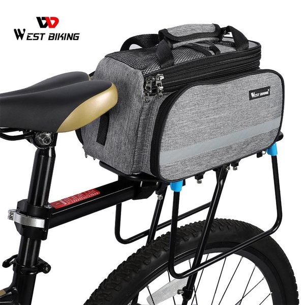 Bolsa de Ciclismo Grande e Impermeável para Montanha Cinza