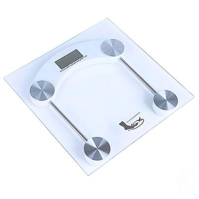 Balança Digital Corporal Quadrada Vidro Temperado 180kg
