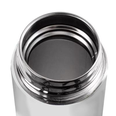 Garrafa Térmica Inteligente De Inox 500ml Tampa C/sensor De Temperatura Led água Café Chá Branco