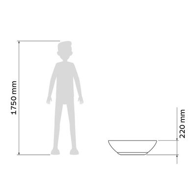 Vaso Indi Tramontina 22cm Gn Areia Tramontina