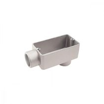 Condulete fixo 2" tipo "LB" - com tampa / sem rosca / sem pintura