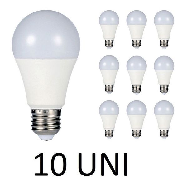 Kit 10 Lâmpadas 15W Luz Branca Quente 3.000K QHS