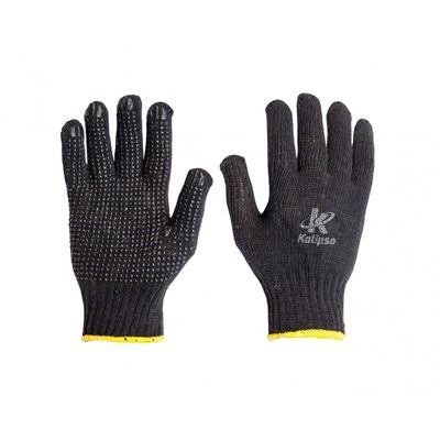 Luva Malha Tricot Acrilon Pigment Preta Encart