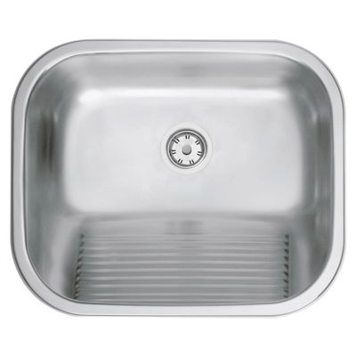 Tanque Tramontina Hera 34 L em Aço Inox Acetinado 50 x 40 cm com Válvula