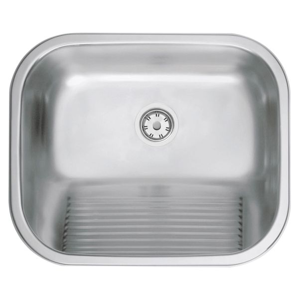 Tanque Tramontina Hera 34 L em Aço Inox Acetinado 50 x 40 cm com Válvula