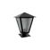 Luminária Imperial de Parafusar no Muro Alumínio Preto 38cm