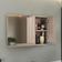 Conjunto Gabinete Banheiro Fox 60cm (gabinete + Cuba + Espelheira) Madeirado Inteiro