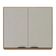Armário Aéreo Firenze 2 Portas 80cm Demóbile Amêndola Nude Prime