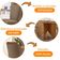 Mesa Evora 120 Mdf Canto Copo E Com 4 Cadeiras Athenas Veludo Capuccino-naturalle-naturalle