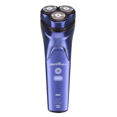 Barbeador Elétrico Britânia BBA07 Bivolt Azul / Bivolt