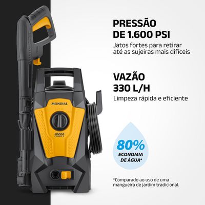 Lavadora de Alta Pressão Aqua Power I Mondial 1400W - LAP-01-GY 127V
