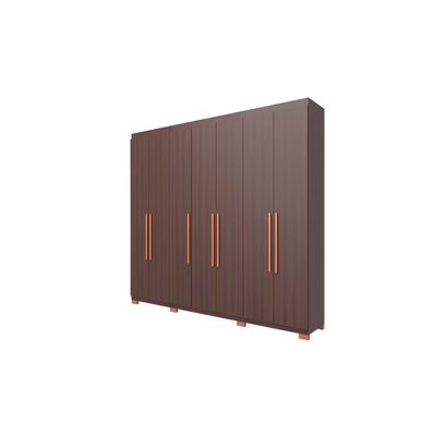 Guarda Roupa Bartira Diplomata com 7 Portas e 6 Gavetas Cômoda Diplomata com 5 Gavetas Cabeceira para Cama Box Casal e Queen Diplomata Café/Capuccino