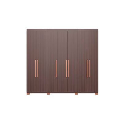 Guarda Roupa Bartira Diplomata com 7 Portas e 6 Gavetas Cômoda Diplomata com 5 Gavetas Cabeceira para Cama Box Casal e Queen Diplomata Café/Capuccino