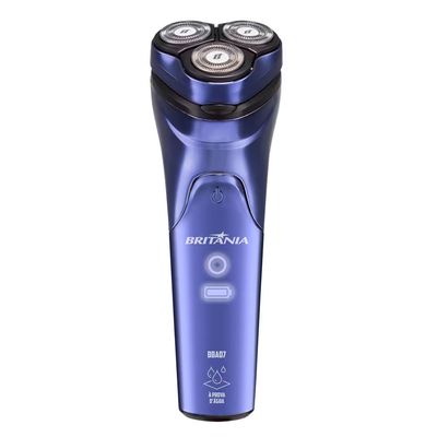 Barbeador Elétrico Britânia BBA07 Bivolt Azul / Bivolt