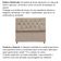 Cabeceira Cama Box Estofada Queen 160 Cm Geovana Suede Cor:bege