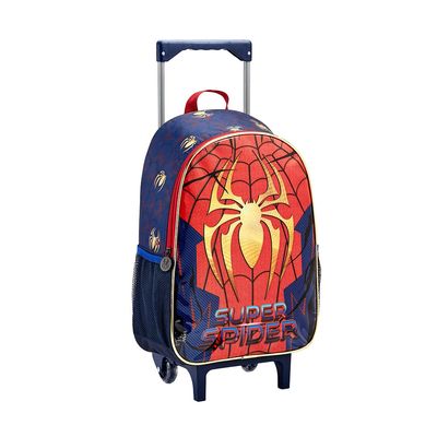 Kit Mochilete com Lancheira e Estojo Escolar Infantil Aranha Seanite