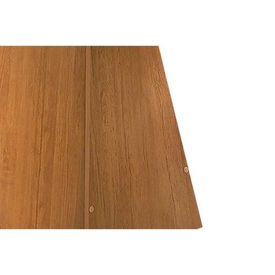 Sala De Jantar Completa Luna Tampo Madeirado Com Vidro Reto 180x90 E 6 Cadeiras Amsterdã Imbuia - Veludo Creme - Rufato