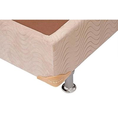 Cama Box King: Colchão Molas Ensacadas Ortobom Superpocket Fort Airtech Spring + Base Crc Suede Clean(193x203)