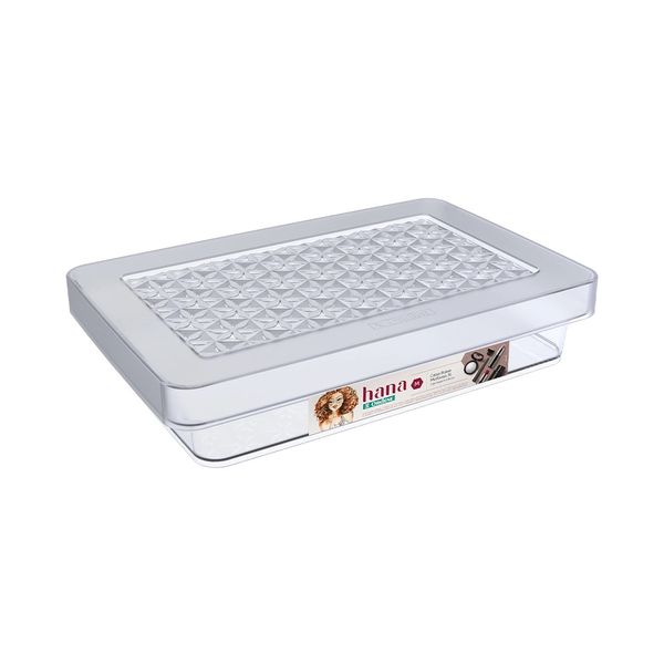 Caixa Organizadora Ordene de Plástico Cristal com Tampa 3L Caixa Organizadora Ordene de Plástico Cristal com Tampa 3L