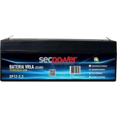 Bateria Selada 12v 2,3ah Sp12-2,3 Secpower