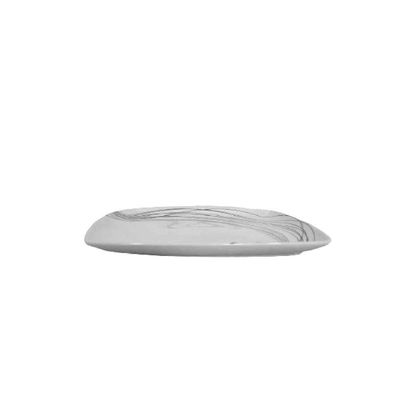 Conjunto 3 Travessas Rasas Porcelana Italiana Luxo Bugatti