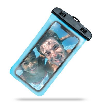 Case Capa Inova A Prova D'agua Para Smartphone Azul