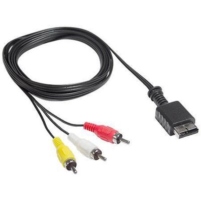 Cabo Audio E Video Para Playstation Ps1 Ps2 Ps3
