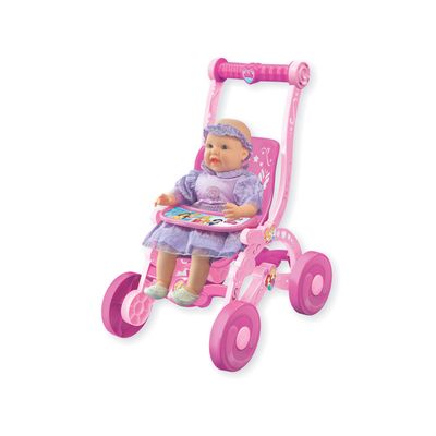 Carrinho de Boneca Disney Princesas Disney