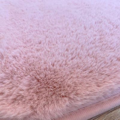 Tapete Para Quarto Antiderrapante Fluffy Toque Pele Coelho Felpudo