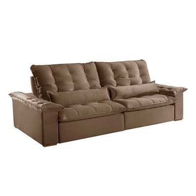Sofá Victory Veludo 2 Módulos 90cm B25cm Meu Sofá Online B016 Veludo Marrom