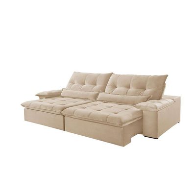 Sofá Nivus Linho 2 Módulos De 90cm B25cm Meu Sofá Online A294 Linho Creme