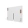 Guarda Roupa Bartira Diplomata com 7 Portas e 6 Gavetas Cômoda Diplomata com 5 Gavetas Cabeceira para Cama Box Casal e Queen Diplomata Branco/Avelã